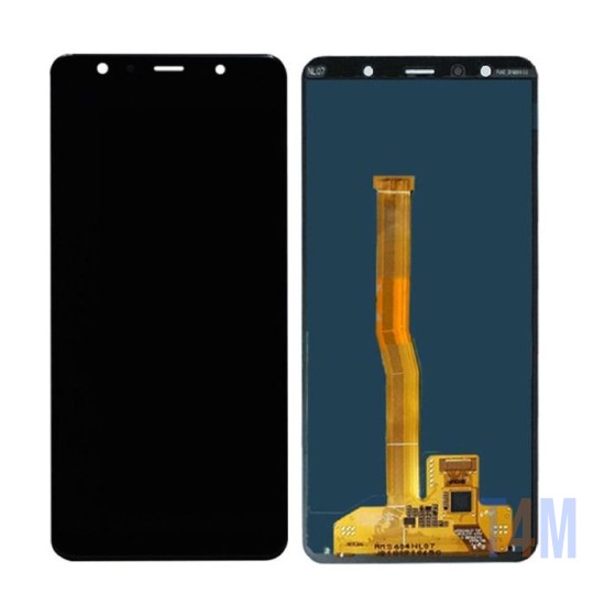 TOUCH+DISPLAY SAMSUNG GALAXY A7/A750 2018 BLACK (SERVICE PACK GH96-12078A)